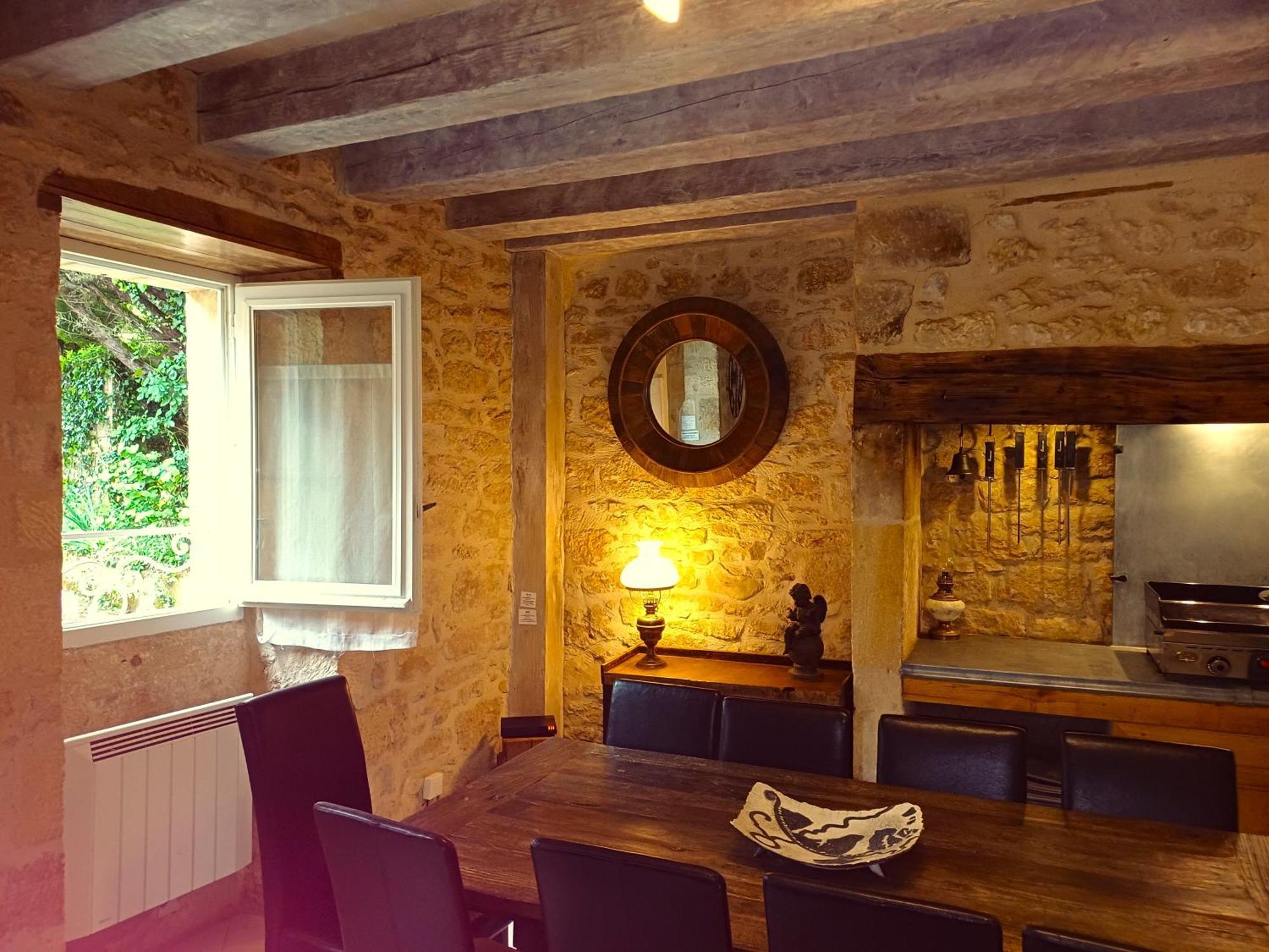 Au Pied Du Chateau - 5 A 11 Personnes - Baignade-Canoe-Piste Cyclable A 100 M Castelnaud-la-Chapelle Exterior foto