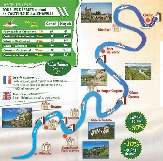 Au Pied Du Chateau - 5 A 11 Personnes - Baignade-Canoe-Piste Cyclable A 100 M Castelnaud-la-Chapelle Exterior foto